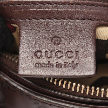 ホースビット グッチシマ ワンショルダーバッグ レザー ダークブラウン グッチ バッグ GUCCI