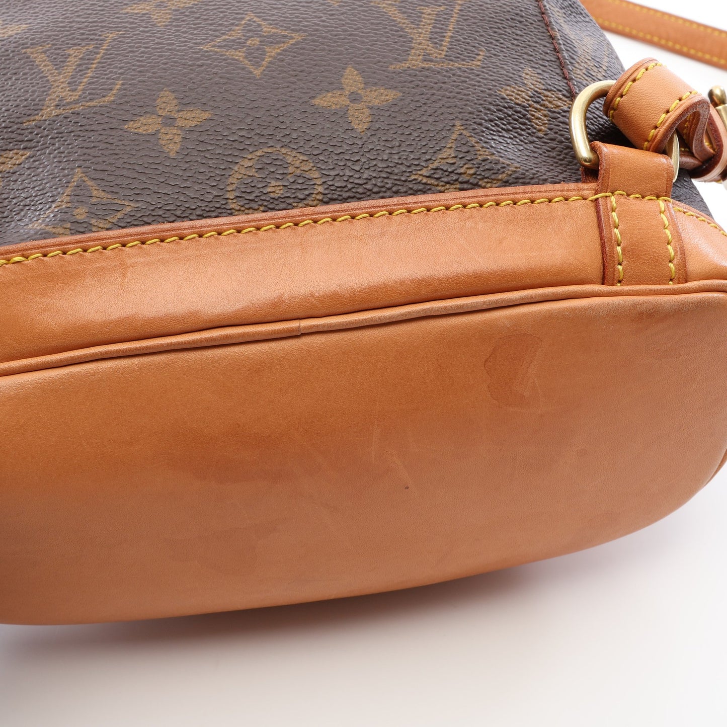 ミニモンスリ モノグラム バックパック リュックサック PVC レザー ブラウン ルイヴィトン バッグ LOUIS VUITTON