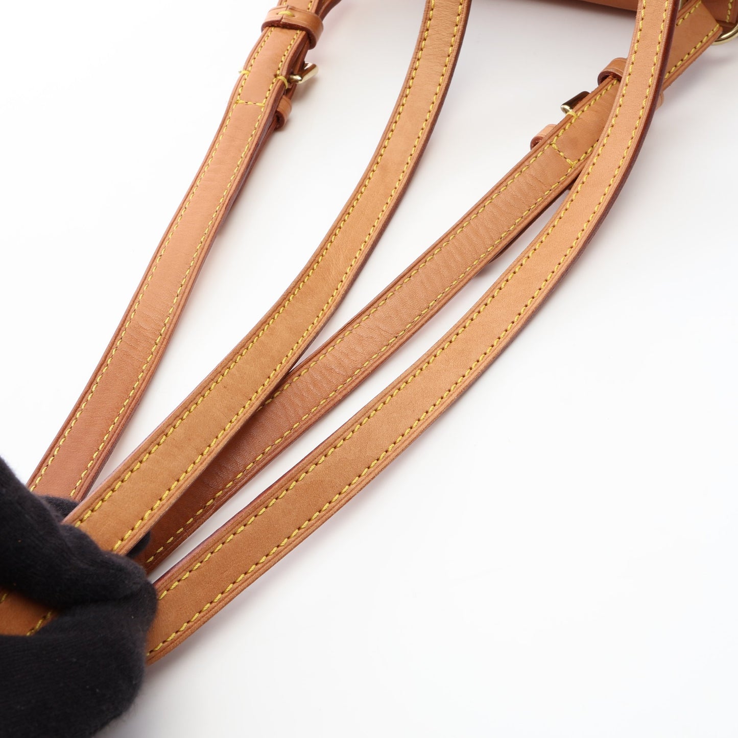 ミニモンスリ モノグラム バックパック リュックサック PVC レザー ブラウン ルイヴィトン バッグ LOUIS VUITTON