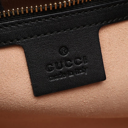 ニムフェア バンブー 2WAY ハンドバッグ レザー ブラック グッチ バッグ GUCCI