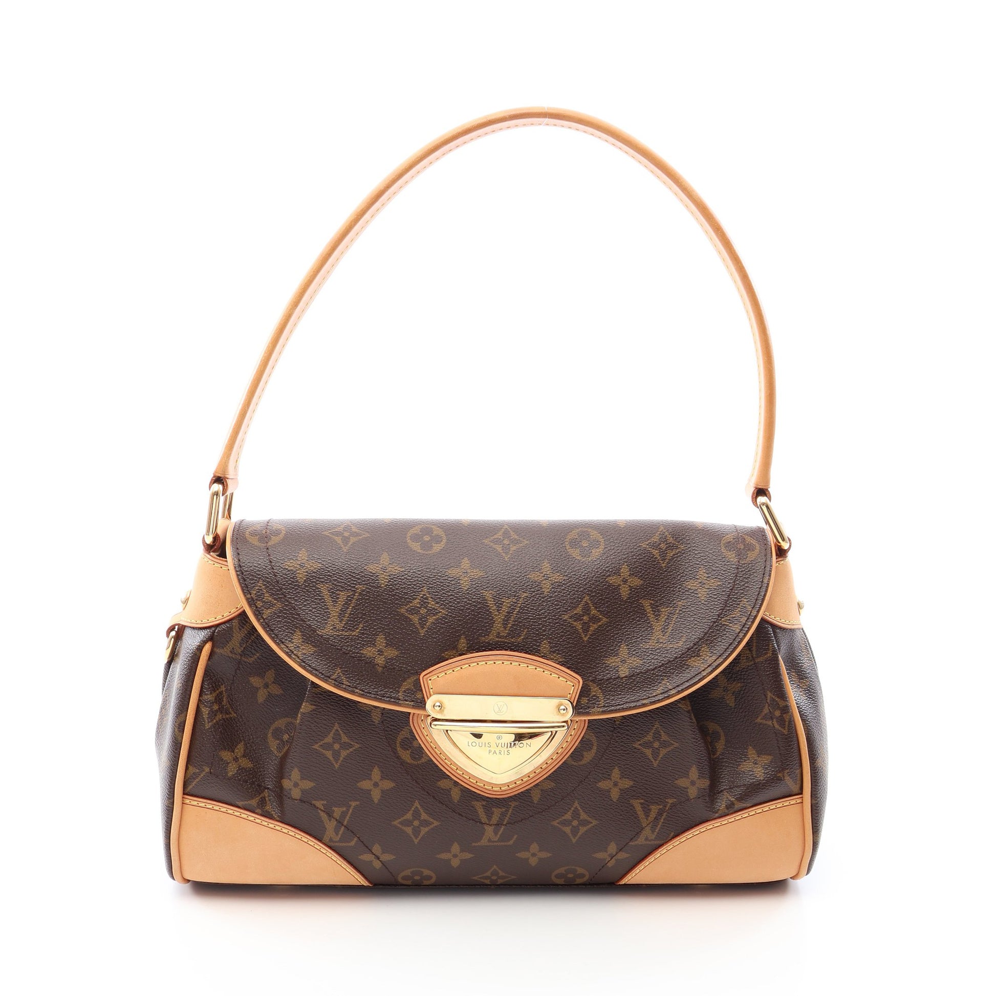 ビバリーMM モノグラム ショルダーバッグ PVC レザー ブラウン ルイヴィトン バッグ LOUIS VUITTON