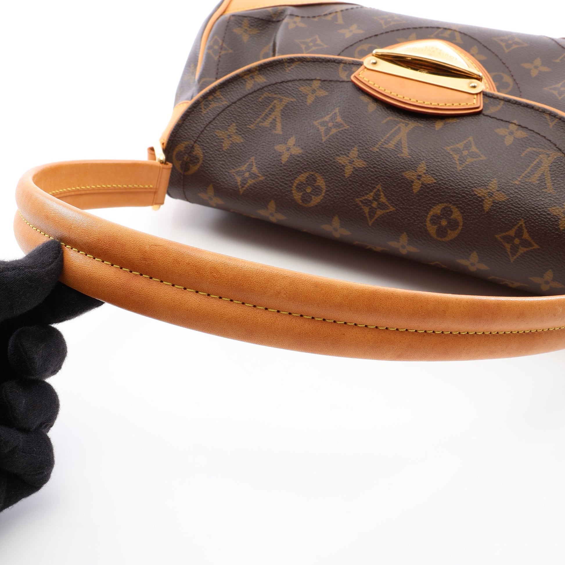 ビバリーMM モノグラム ショルダーバッグ PVC レザー ブラウン ルイヴィトン バッグ LOUIS VUITTON