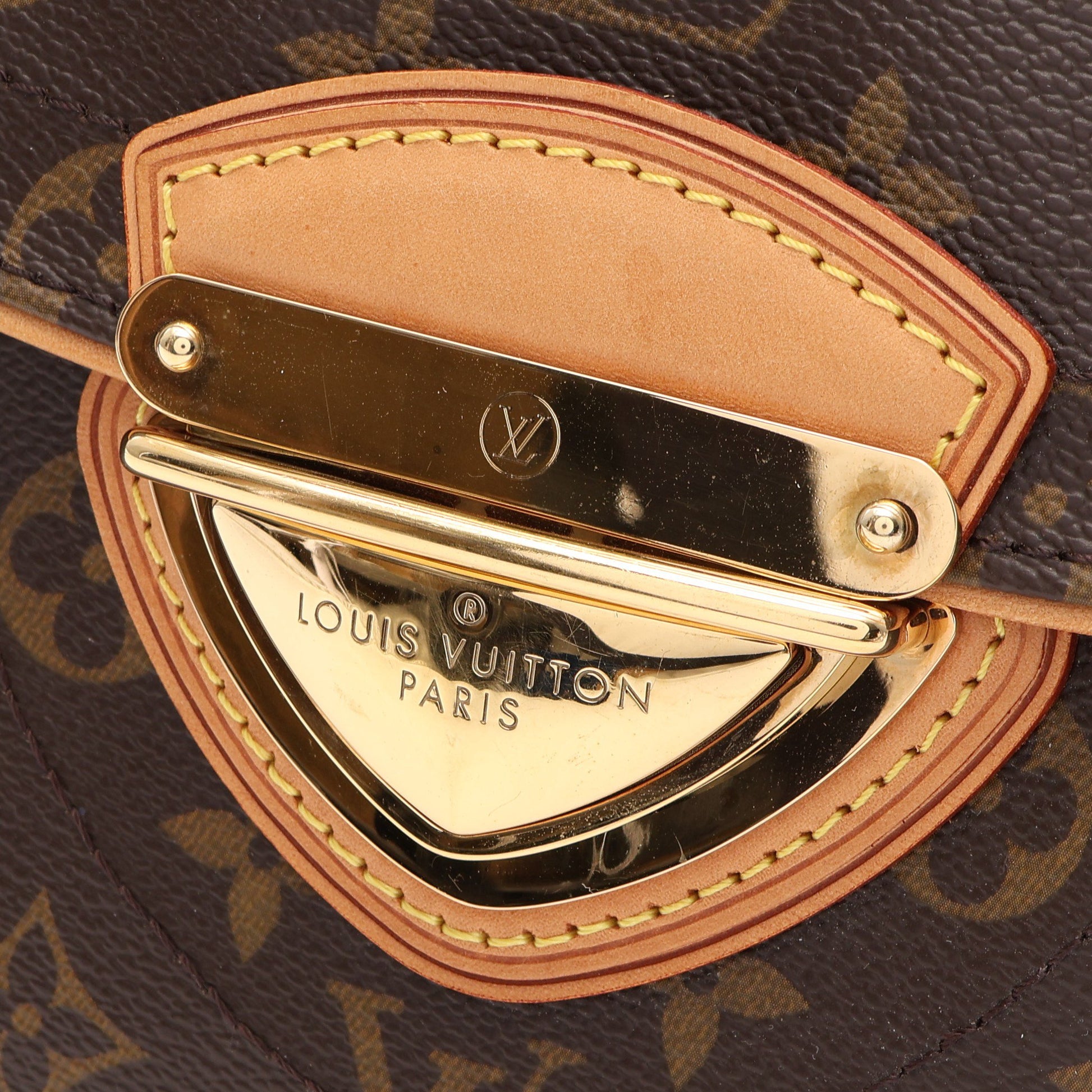 ビバリーMM モノグラム ショルダーバッグ PVC レザー ブラウン ルイヴィトン バッグ LOUIS VUITTON