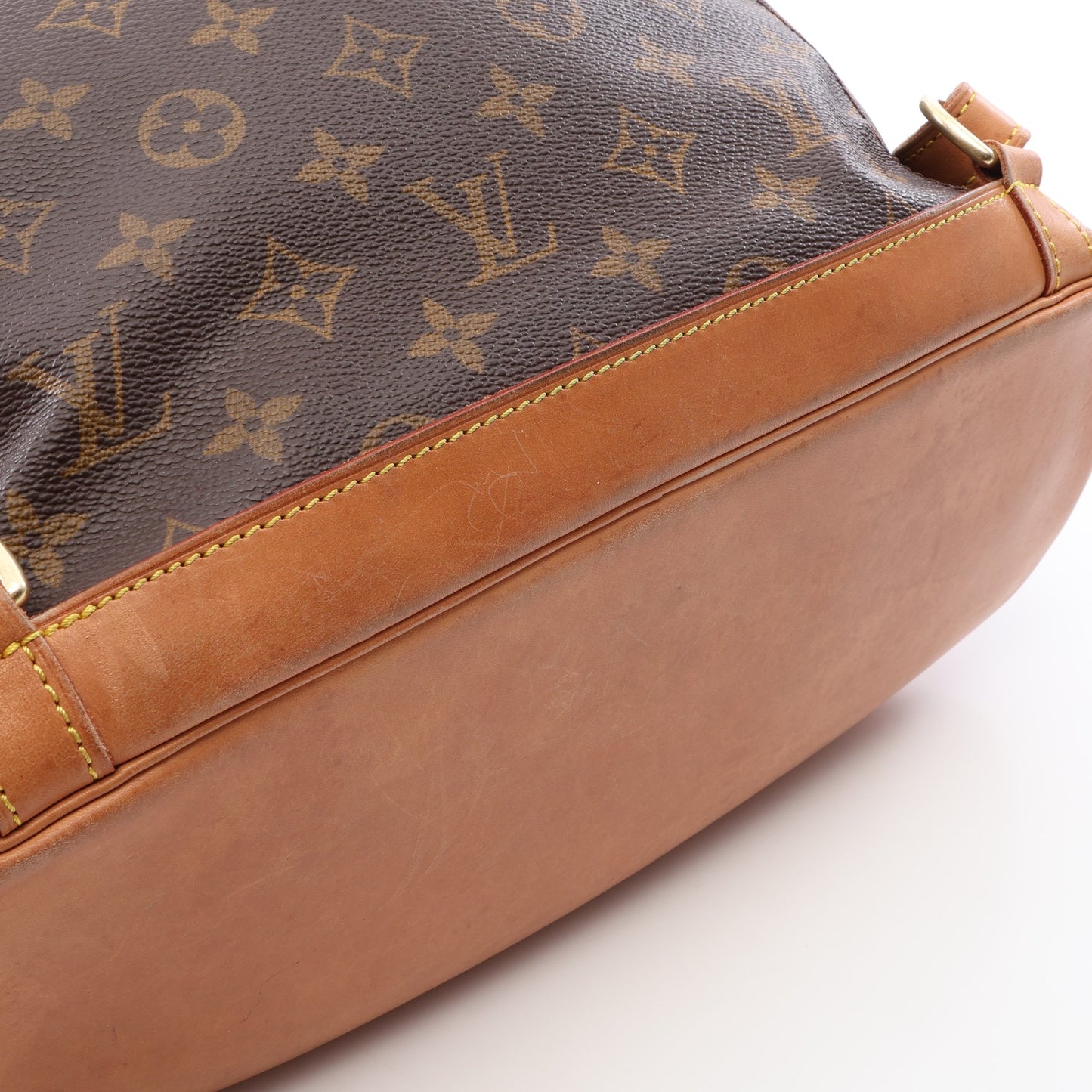 モンスリGM モノグラム バックパック リュックサック PVC レザー ブラウン ルイヴィトン バッグ LOUIS VUITTON