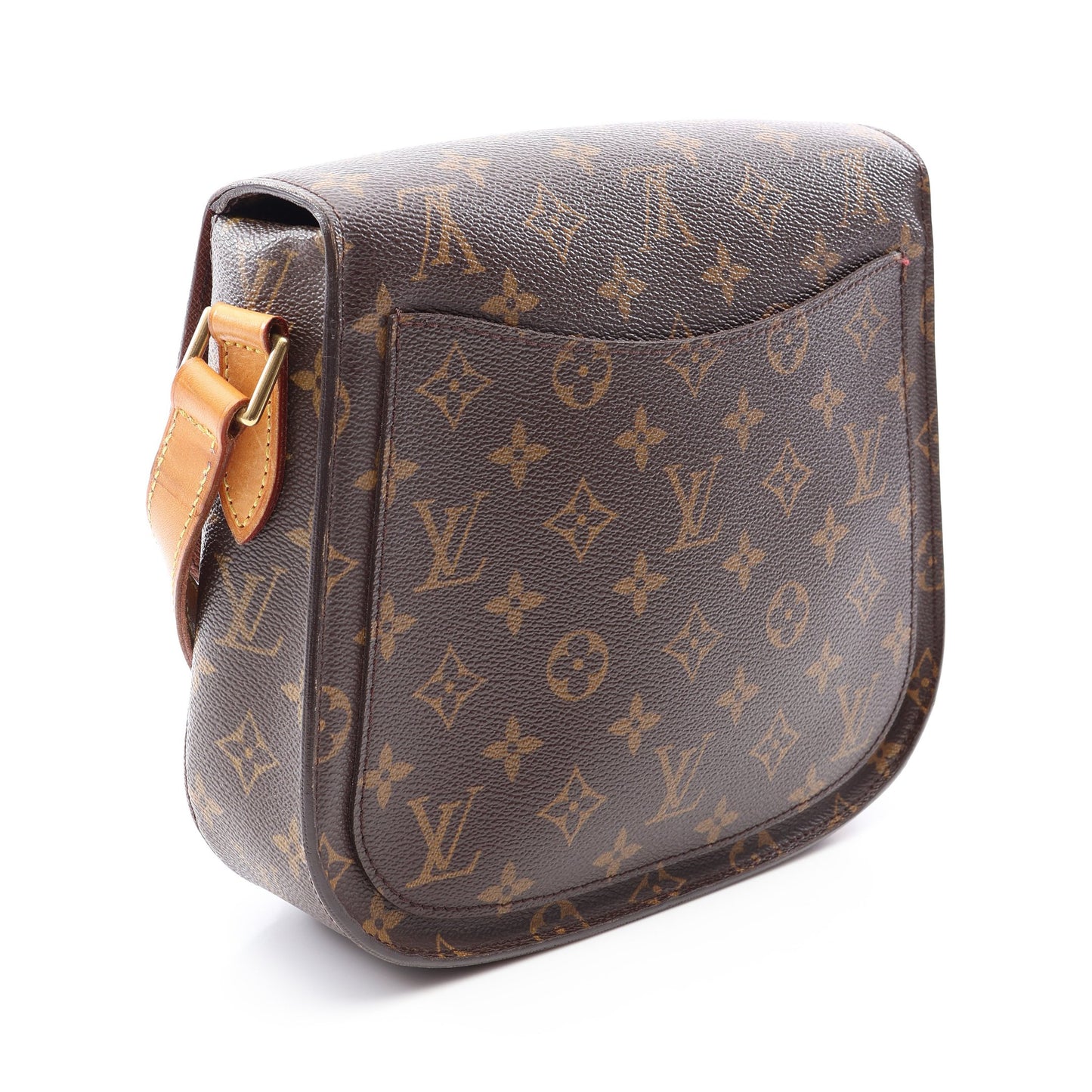 サンクルーGM モノグラム ショルダーバッグ PVC レザー ブラウン ルイヴィトン バッグ LOUIS VUITTON