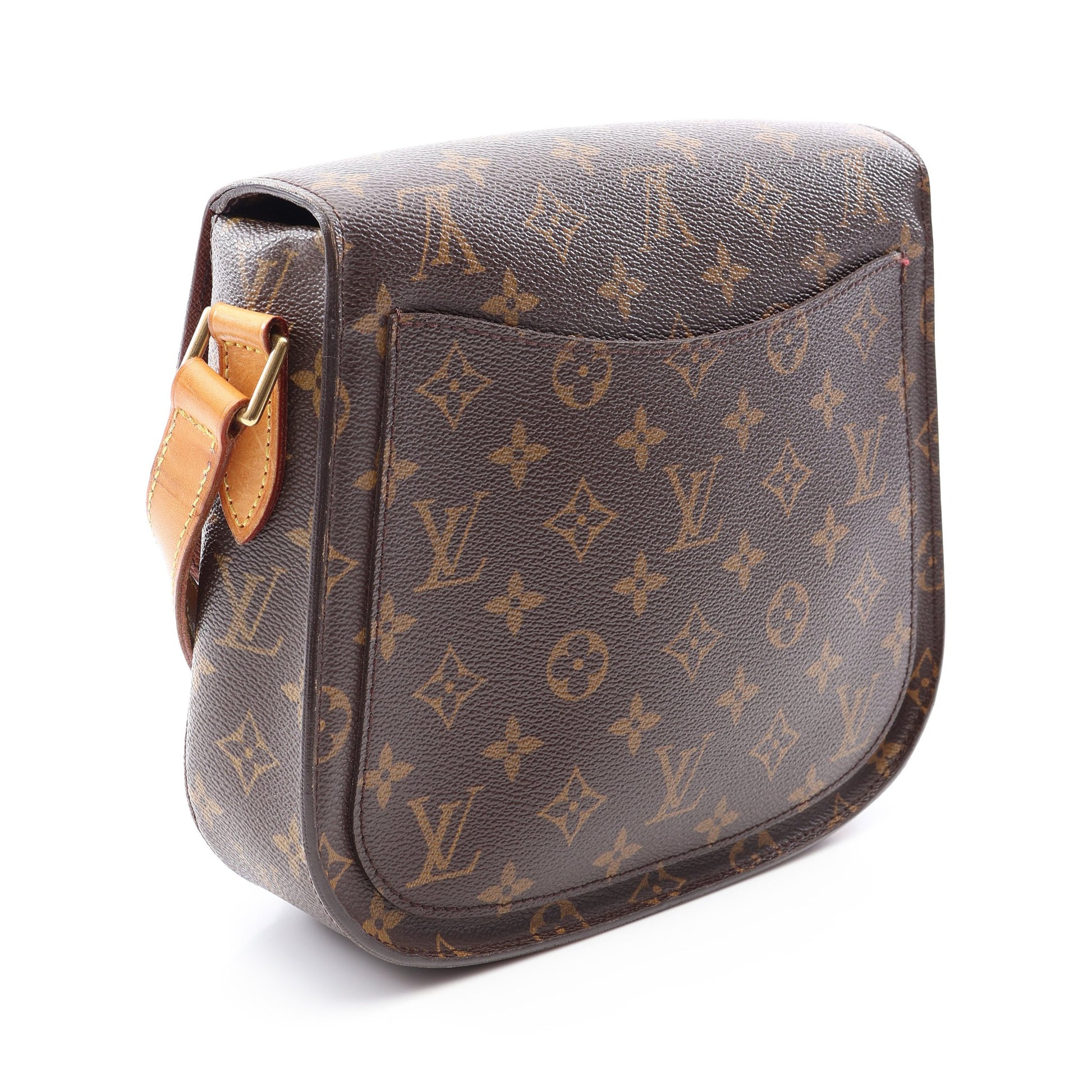 サンクルーGM モノグラム ショルダーバッグ PVC レザー ブラウン ルイヴィトン バッグ LOUIS VUITTON