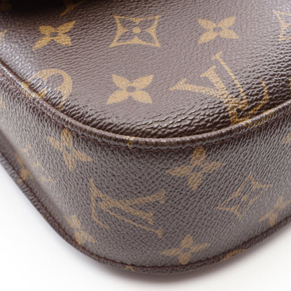 サンクルーGM モノグラム ショルダーバッグ PVC レザー ブラウン ルイヴィトン バッグ LOUIS VUITTON