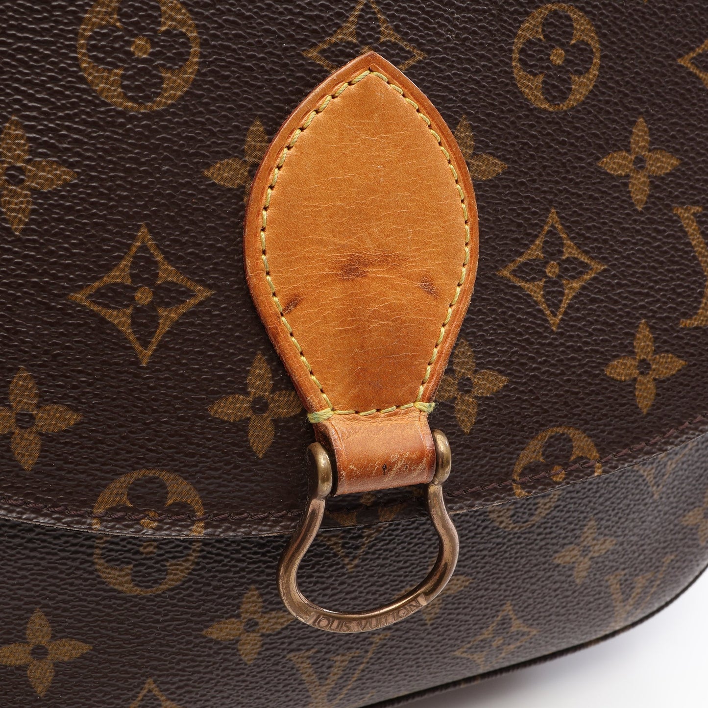 サンクルーGM モノグラム ショルダーバッグ PVC レザー ブラウン ルイヴィトン バッグ LOUIS VUITTON