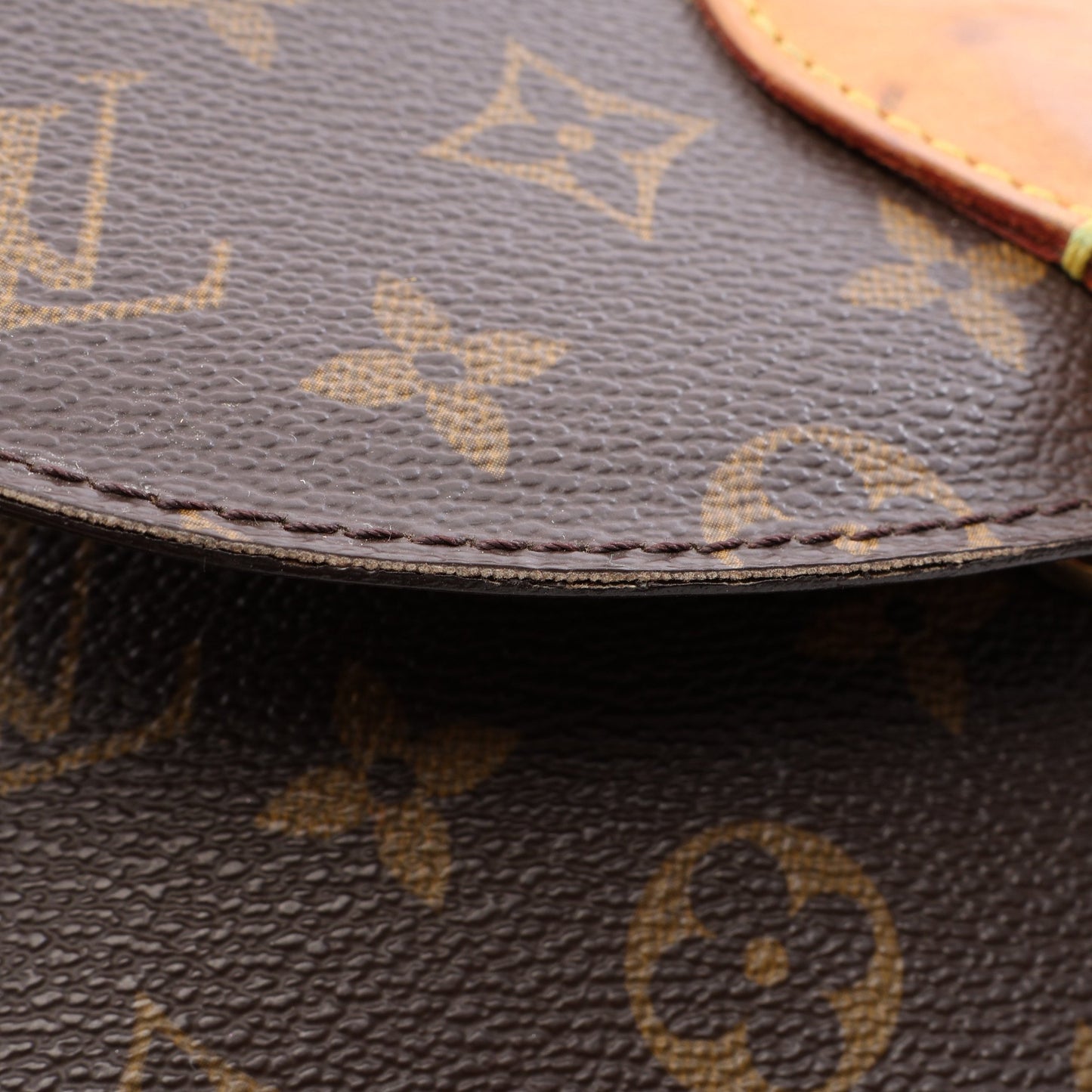 サンクルーGM モノグラム ショルダーバッグ PVC レザー ブラウン ルイヴィトン バッグ LOUIS VUITTON