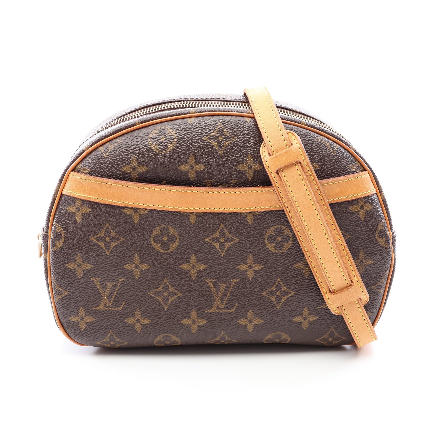 ブロワ モノグラム ショルダーバッグ PVC レザー ブラウン ルイヴィトン バッグ LOUIS VUITTON