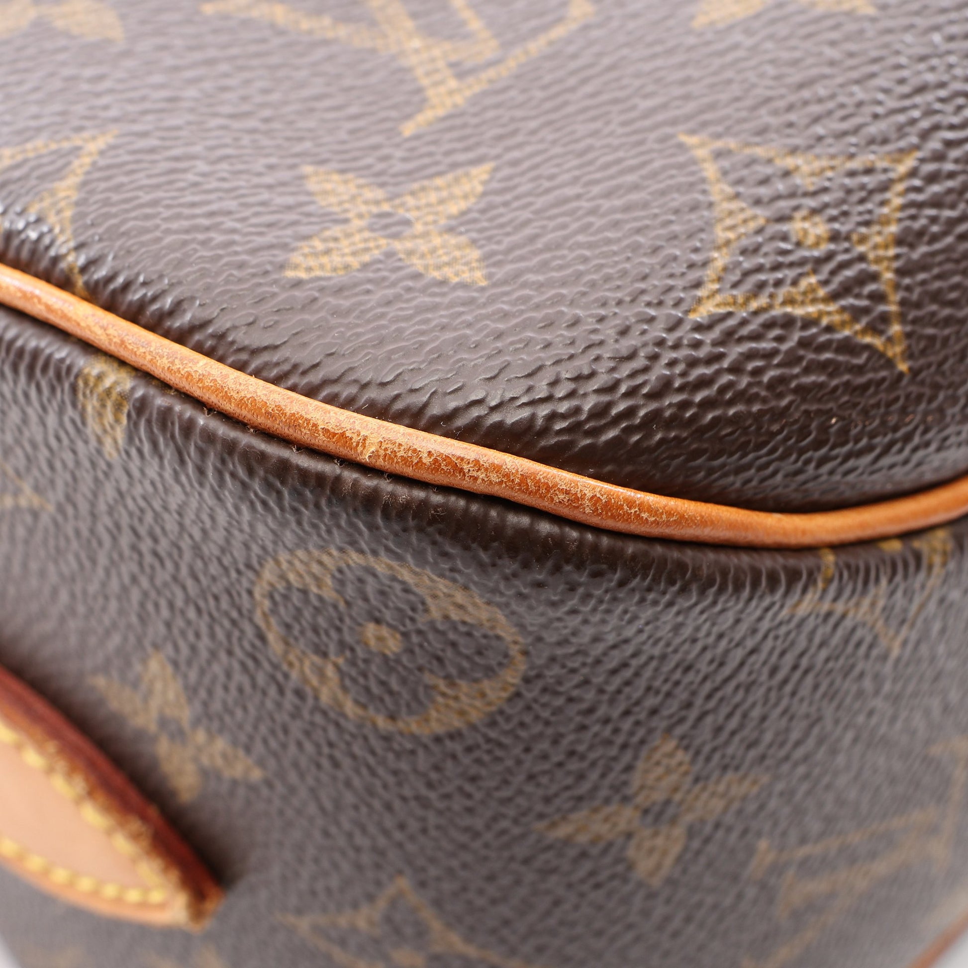 ブロワ モノグラム ショルダーバッグ PVC レザー ブラウン ルイヴィトン バッグ LOUIS VUITTON
