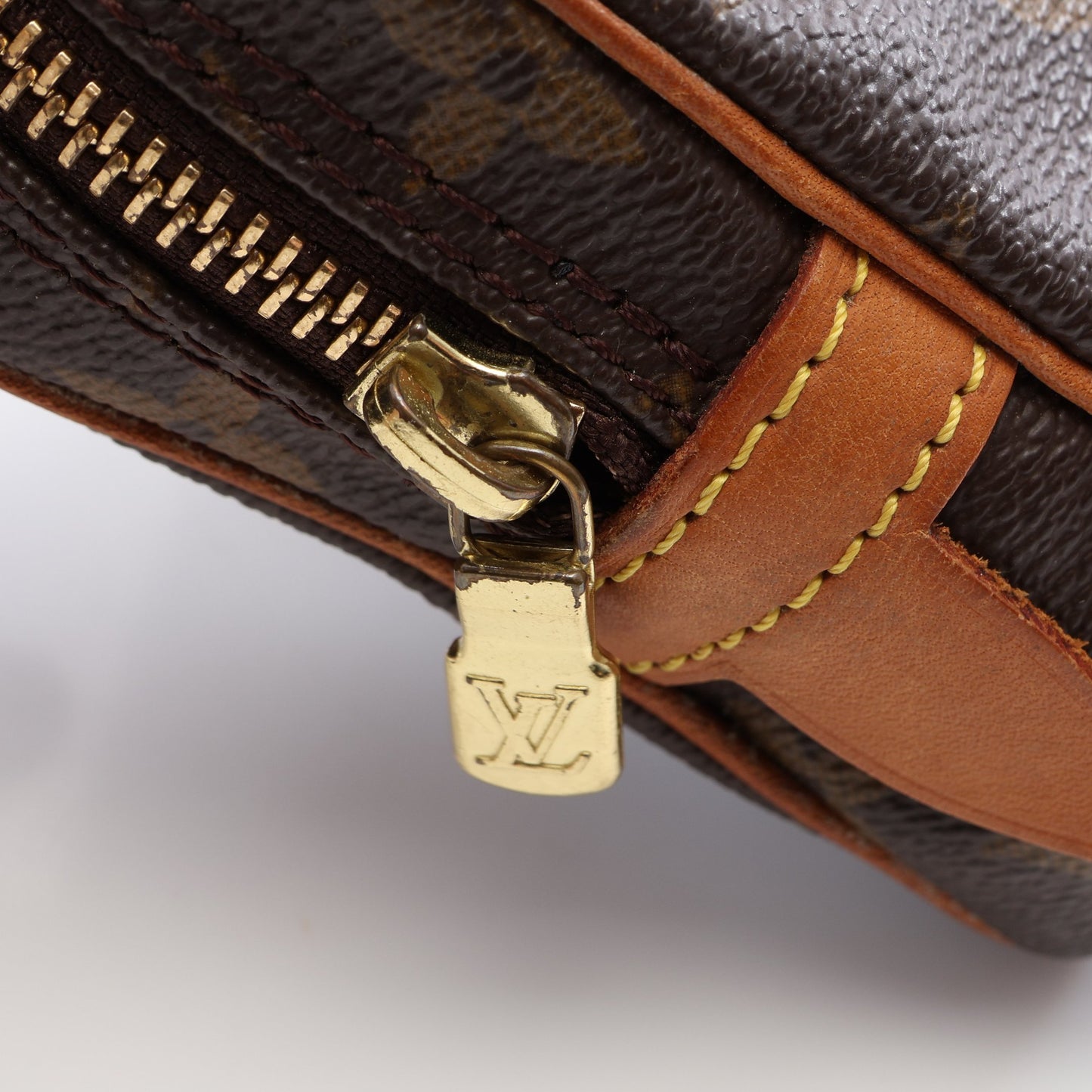 マルリーバンドリエール モノグラム ショルダーバッグ PVC レザー ブラウン ルイヴィトン バッグ LOUIS VUITTON