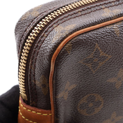 マルリーバンドリエール モノグラム ショルダーバッグ PVC レザー ブラウン ルイヴィトン バッグ LOUIS VUITTON