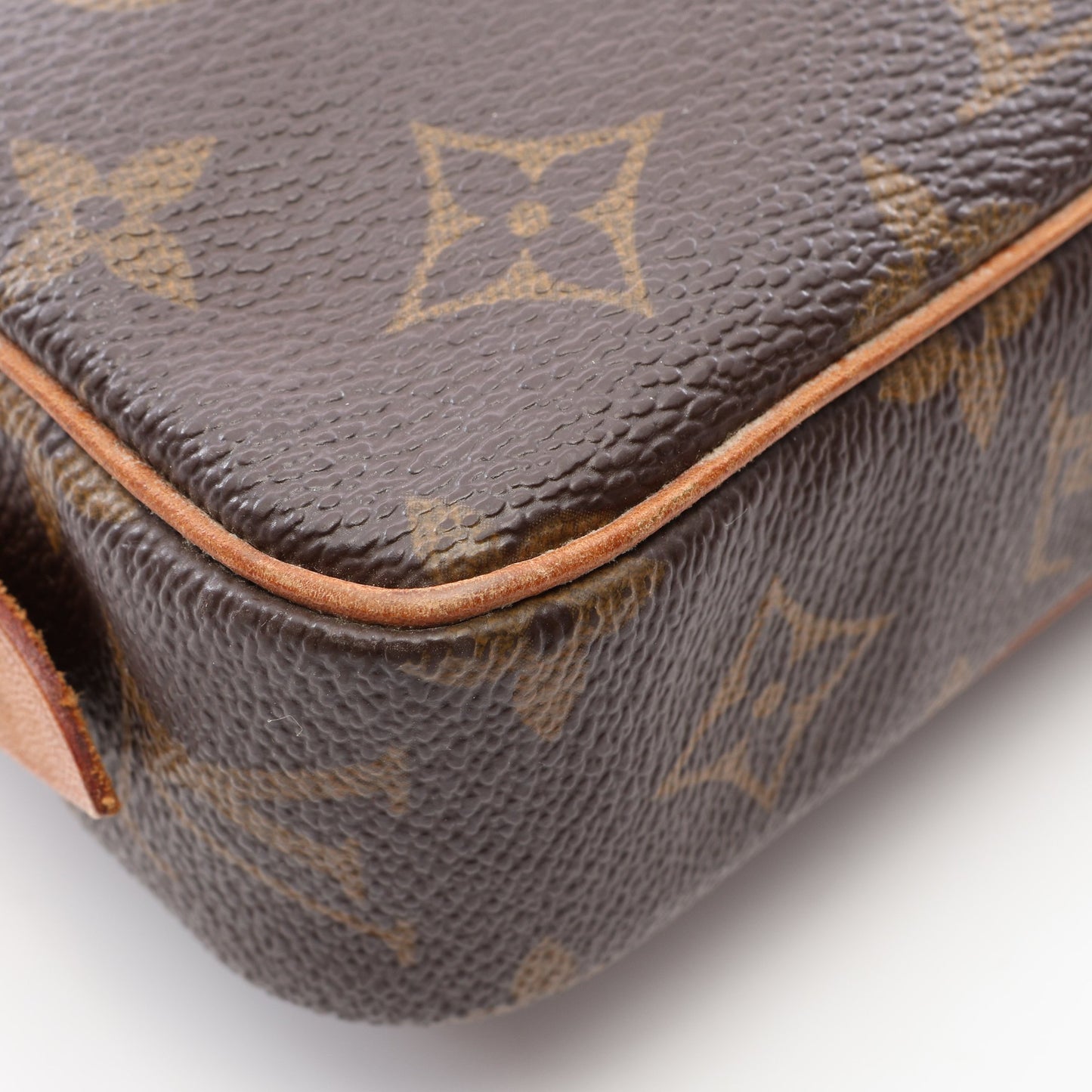 マルリーバンドリエール モノグラム ショルダーバッグ PVC レザー ブラウン ルイヴィトン バッグ LOUIS VUITTON