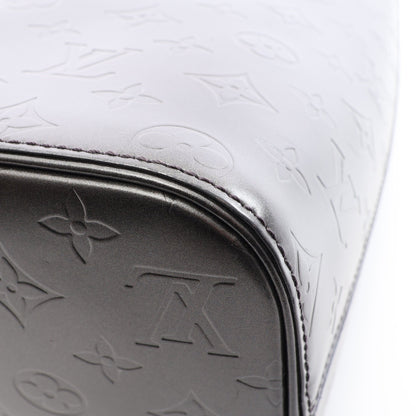 ストックトン モノグラムマット ノワール ハンドバッグ レザー ブラック ルイヴィトン バッグ LOUIS VUITTON