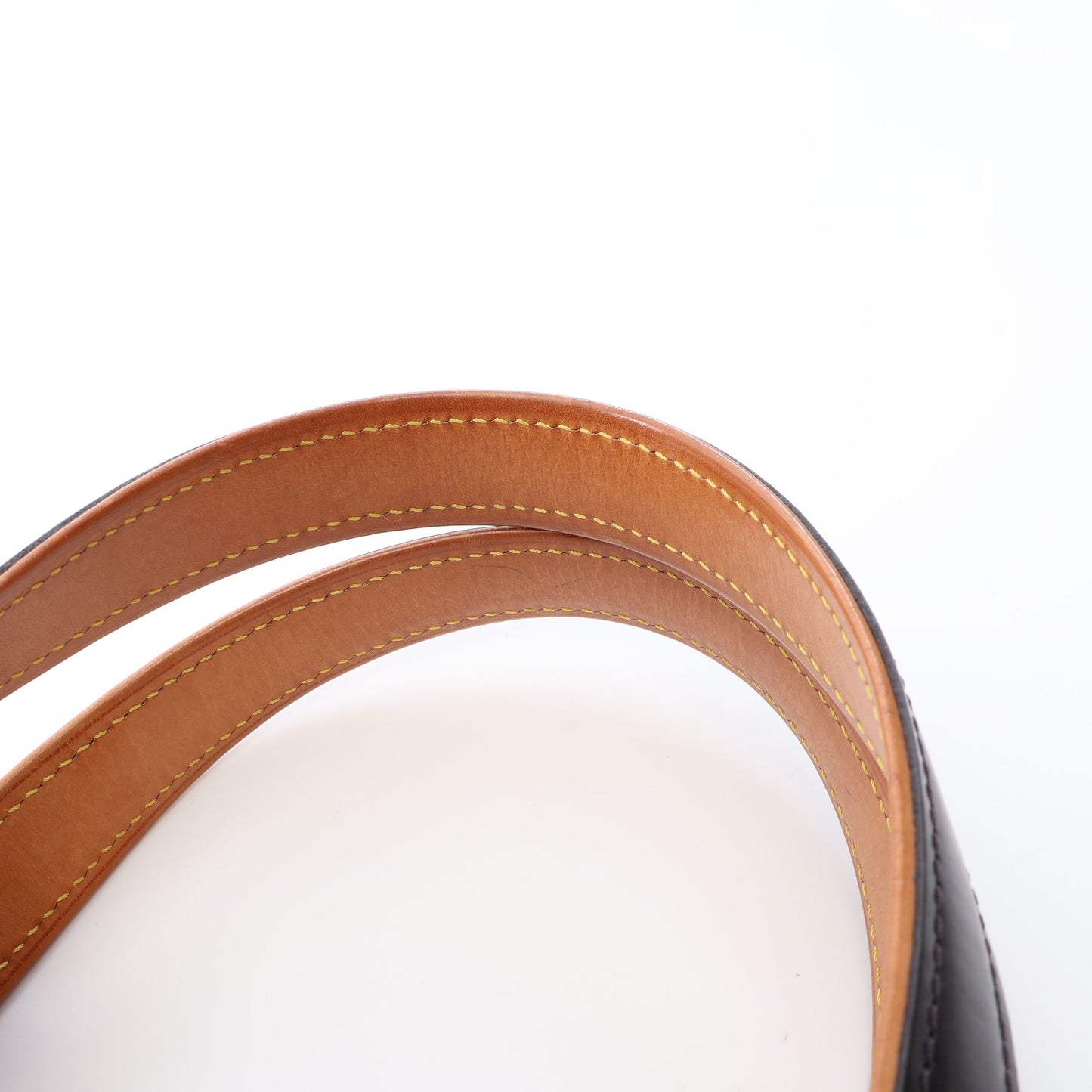 ストックトン モノグラムマット ノワール ハンドバッグ レザー ブラック ルイヴィトン バッグ LOUIS VUITTON