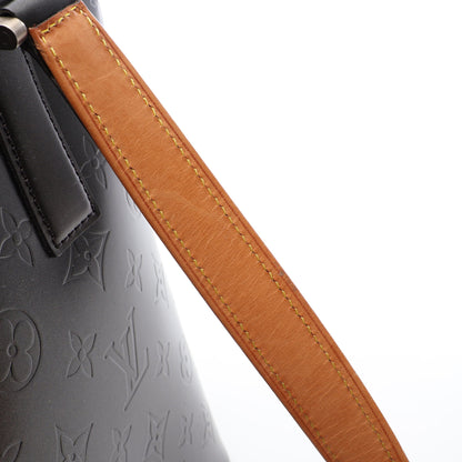 ストックトン モノグラムマット ノワール ハンドバッグ レザー ブラック ルイヴィトン バッグ LOUIS VUITTON