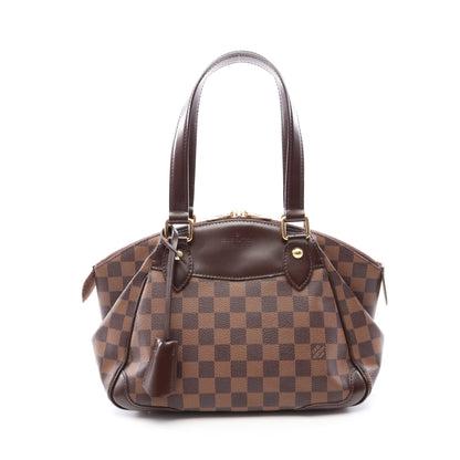 ヴェローナPM ダミエエベヌ ショルダーバッグ PVC レザー ブラウン ルイヴィトン バッグ LOUIS VUITTON
