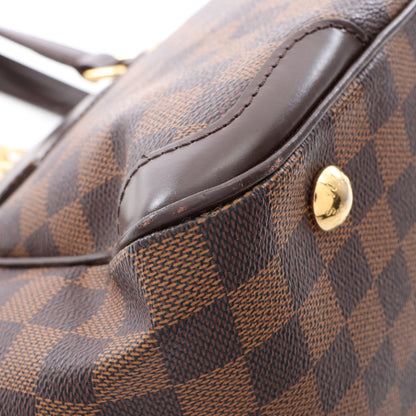 ヴェローナPM ダミエエベヌ ショルダーバッグ PVC レザー ブラウン ルイヴィトン バッグ LOUIS VUITTON