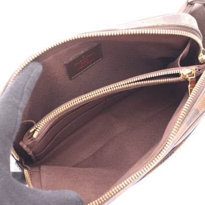バムバッグ ブルックリン ダミエエベヌ ボディバッグ PVC レザー ブラウン ルイヴィトン バッグ LOUIS VUITTON