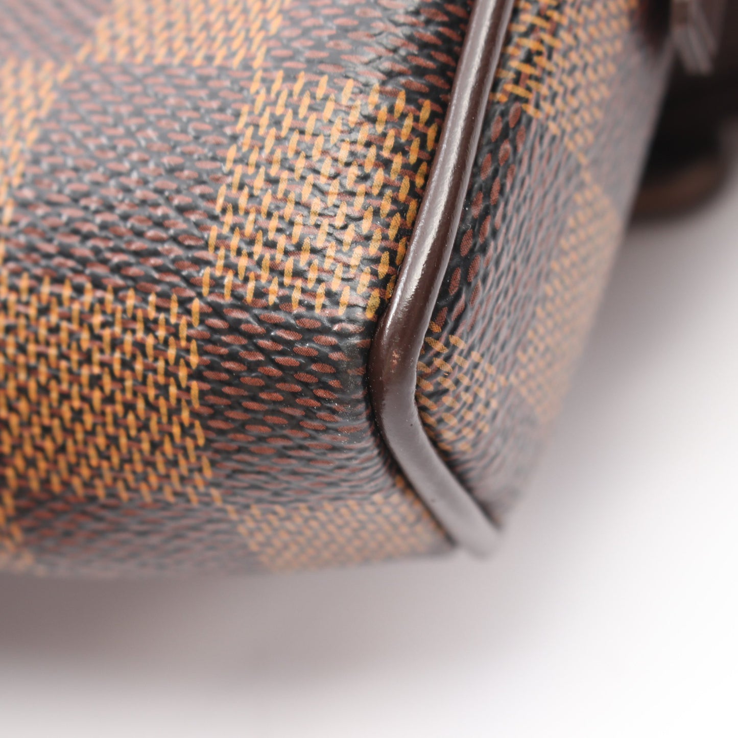 バムバッグ ブルックリン ダミエエベヌ ボディバッグ PVC レザー ブラウン ルイヴィトン バッグ LOUIS VUITTON