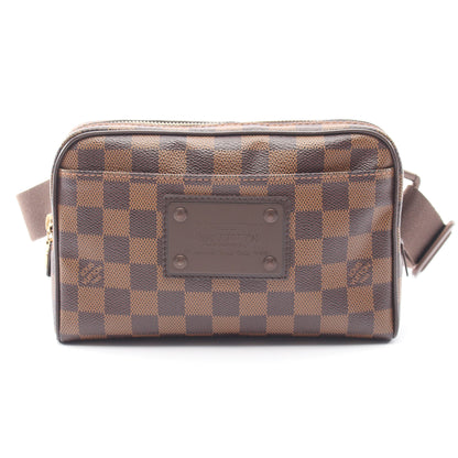 バムバッグ ブルックリン ダミエエベヌ ボディバッグ PVC レザー ブラウン ルイヴィトン バッグ LOUIS VUITTON