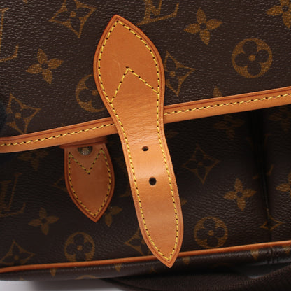 ジベシエールGM モノグラム ショルダーバッグ PVC レザー ブラウン ルイヴィトン バッグ LOUIS VUITTON