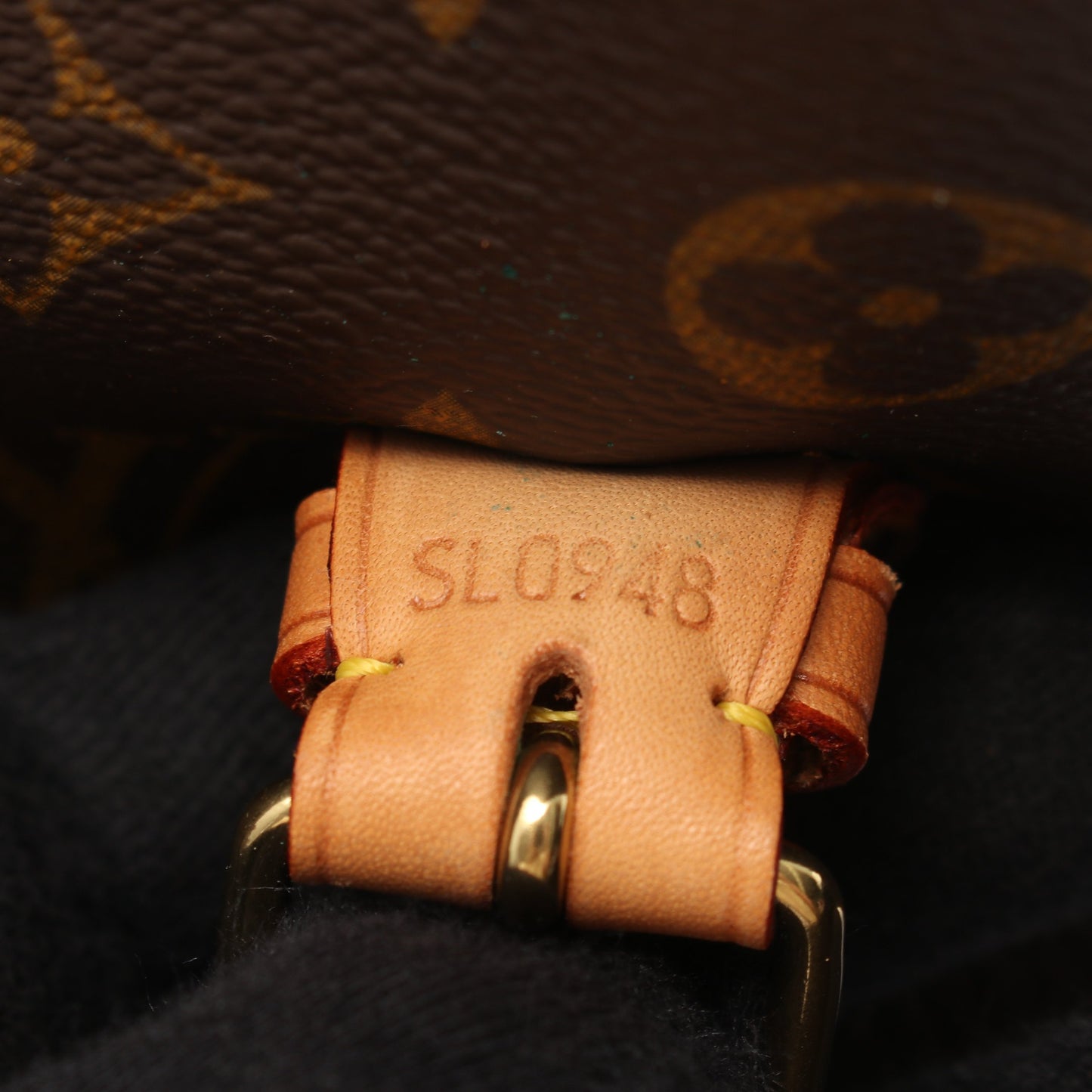 ジベシエールGM モノグラム ショルダーバッグ PVC レザー ブラウン ルイヴィトン バッグ LOUIS VUITTON