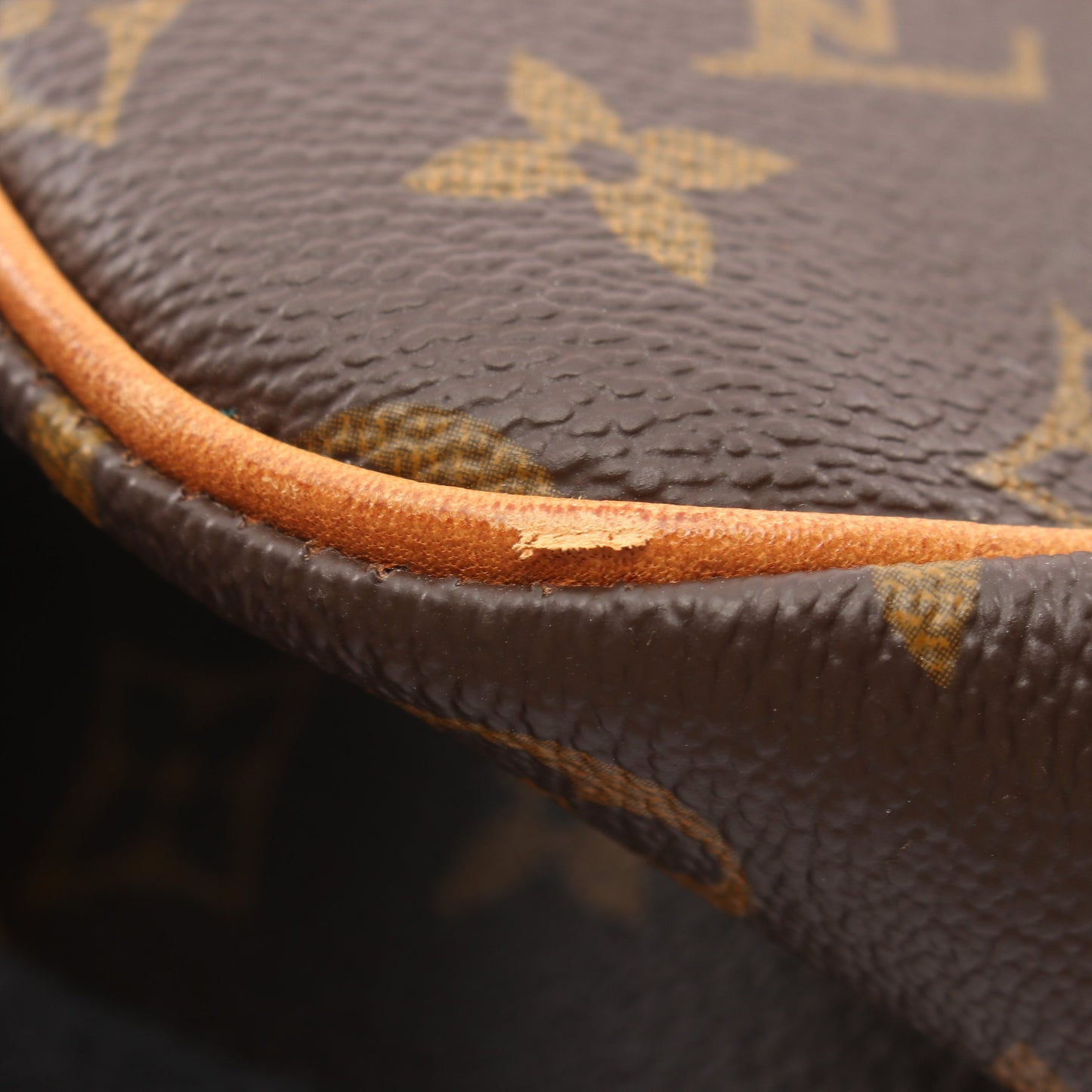 ジベシエールGM モノグラム ショルダーバッグ PVC レザー ブラウン ルイヴィトン バッグ LOUIS VUITTON