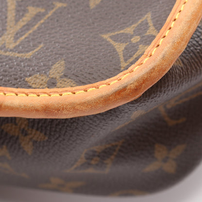 ソローニュ モノグラム ショルダーバッグ PVC レザー ブラウン ルイヴィトン バッグ LOUIS VUITTON