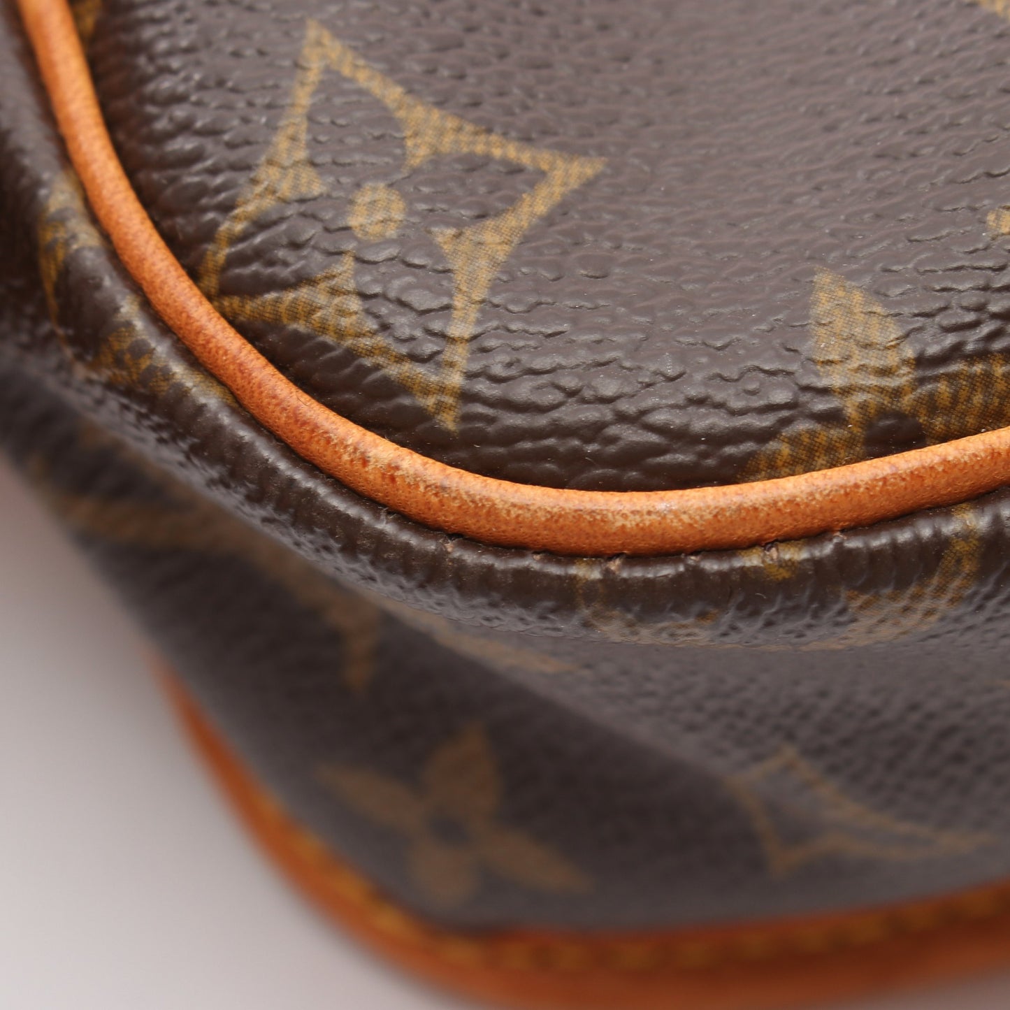 ソローニュ モノグラム ショルダーバッグ PVC レザー ブラウン ルイヴィトン バッグ LOUIS VUITTON