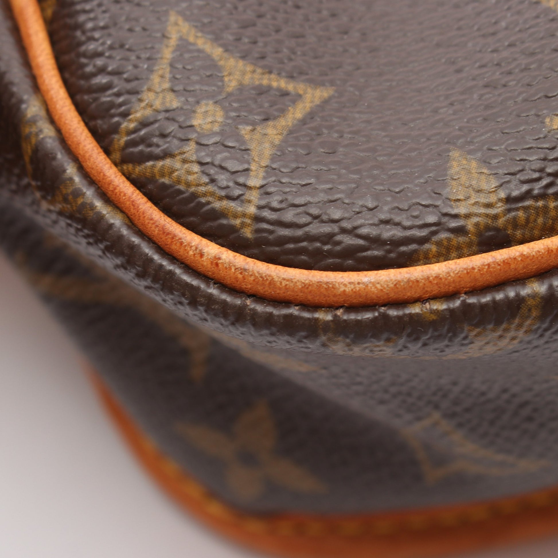 ソローニュ モノグラム ショルダーバッグ PVC レザー ブラウン ルイヴィトン バッグ LOUIS VUITTON