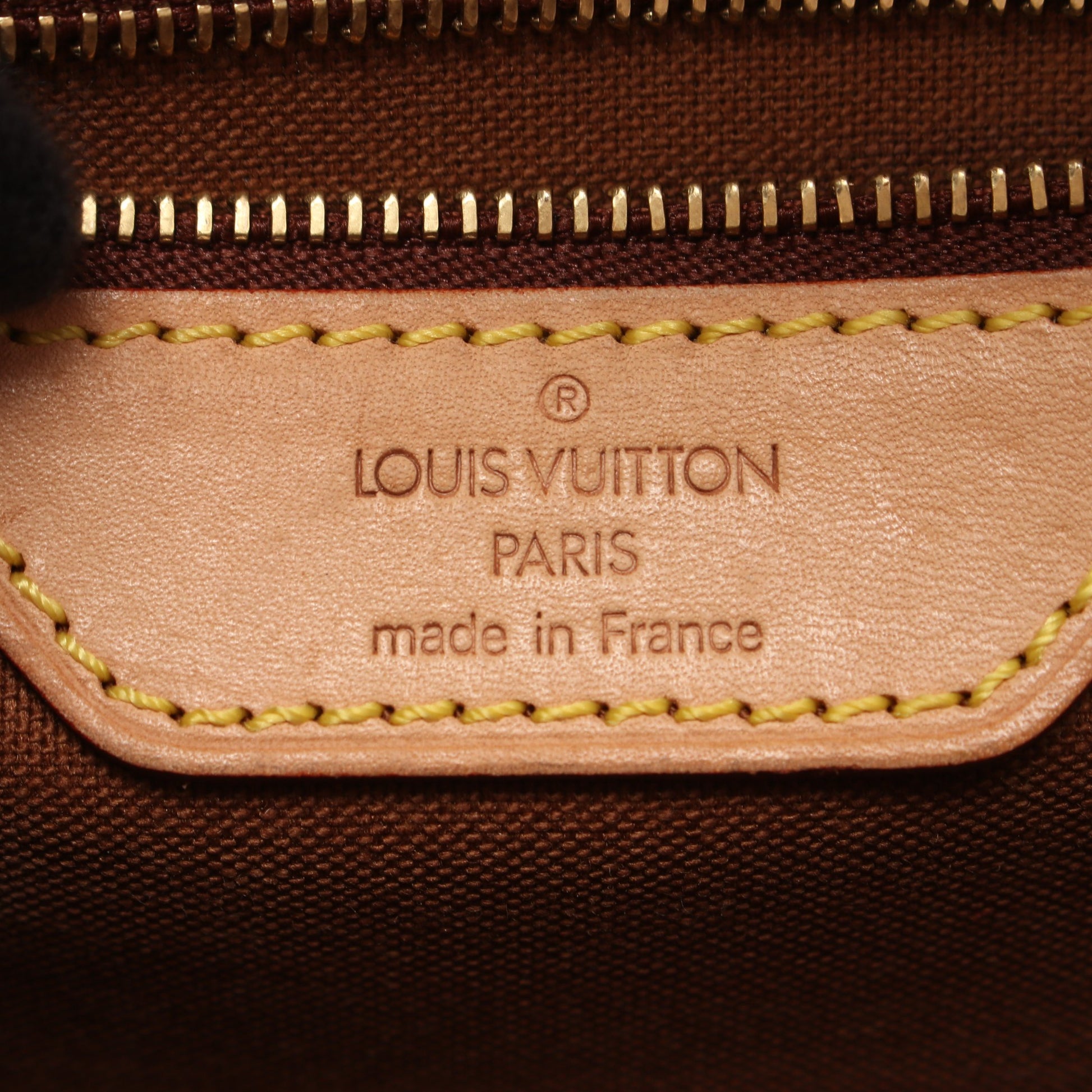 ソローニュ モノグラム ショルダーバッグ PVC レザー ブラウン ルイヴィトン バッグ LOUIS VUITTON