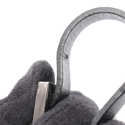 マンマバケット ズッカ ワンショルダーバッグ キャンバス レザー ブラック フェンディ バッグ FENDI
