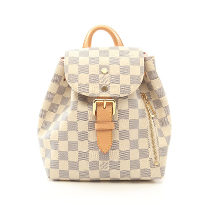 スペロンBB ダミエアズール バックパック リュックサック PVC レザー ホワイト ルイヴィトン バッグ LOUIS VUITTON