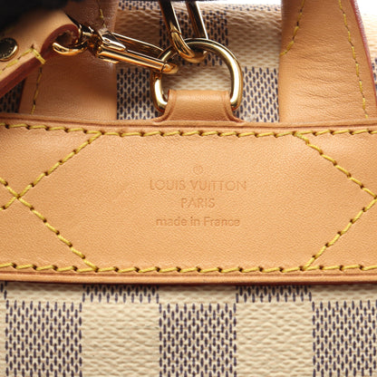 スペロンBB ダミエアズール バックパック リュックサック PVC レザー ホワイト ルイヴィトン バッグ LOUIS VUITTON