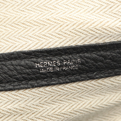 ガーデンパーティPM ハンドバッグ トートバッグ ネゴンダ ブラック シルバー金具 C刻印 エルメス バッグ HERMES