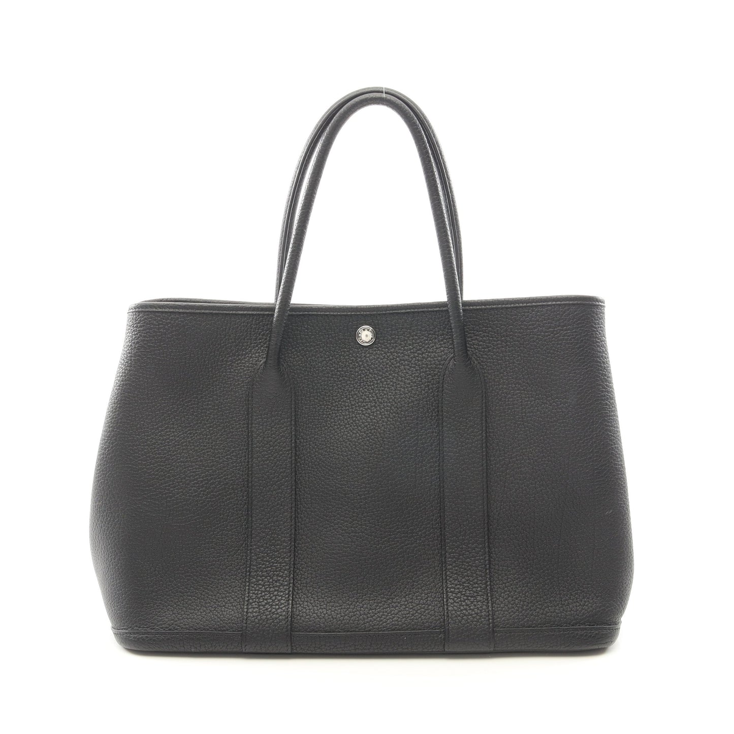 ガーデンパーティPM ハンドバッグ トートバッグ ネゴンダ ブラック シルバー金具 C刻印 エルメス バッグ HERMES