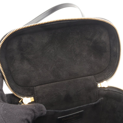 DIORTRAVEL スモール ヴァニティ カナージュ 2WAY ハンドバッグ バニティバッグ ラムスキン ブラック クリスチャンディオール バッグ Christian Dior
