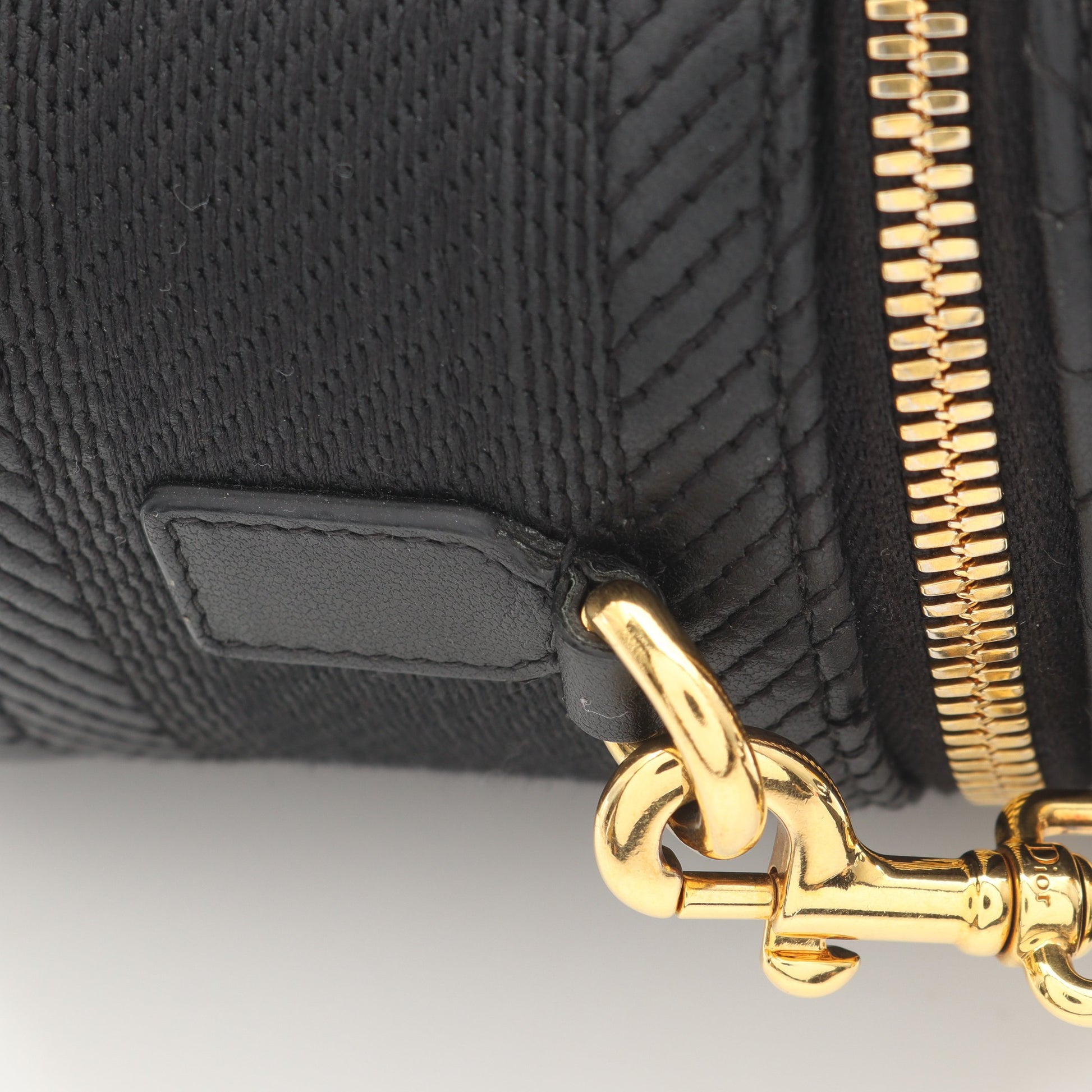 DIORTRAVEL スモール ヴァニティ カナージュ 2WAY ハンドバッグ バニティバッグ ラムスキン ブラック クリスチャンディオール バッグ Christian Dior