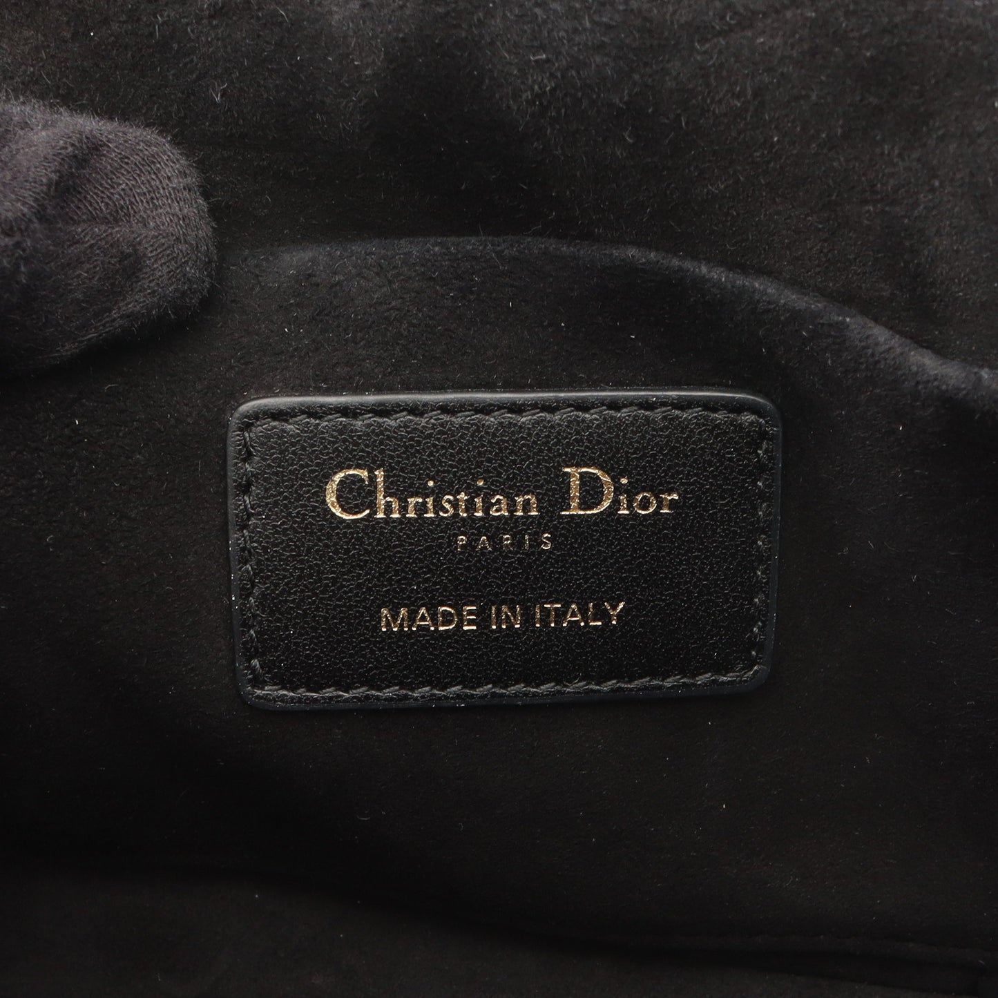 DIORTRAVEL スモール ヴァニティ カナージュ 2WAY ハンドバッグ バニティバッグ ラムスキン ブラック クリスチャンディオール バッグ Christian Dior