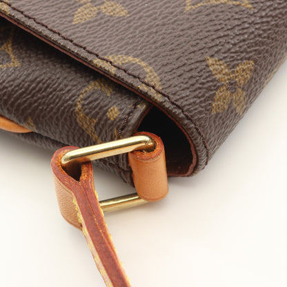 ミュゼットタンゴ ショートストラップ モノグラム ショルダーバッグ PVC レザー ブラウン ルイヴィトン バッグ LOUIS VUITTON