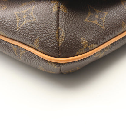 ミュゼットタンゴ ショートストラップ モノグラム ショルダーバッグ PVC レザー ブラウン ルイヴィトン バッグ LOUIS VUITTON