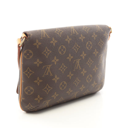 ミュゼットタンゴ ショートストラップ モノグラム ショルダーバッグ PVC レザー ブラウン ルイヴィトン バッグ LOUIS VUITTON