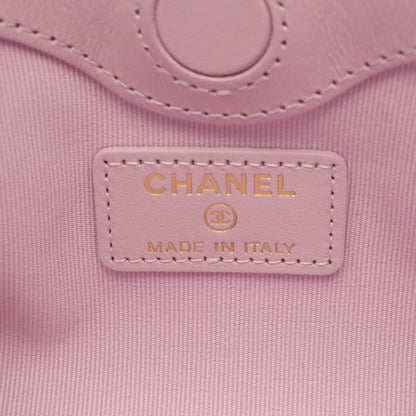 Chanel 31 チェーン クラッチ マトラッセ チェーンショルダーバッグ レザー ライトピンク ゴールド金具 シャネル バッグ CHANEL