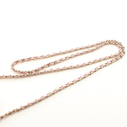 Chanel 31 チェーン クラッチ マトラッセ チェーンショルダーバッグ レザー ライトピンク ゴールド金具 シャネル バッグ CHANEL