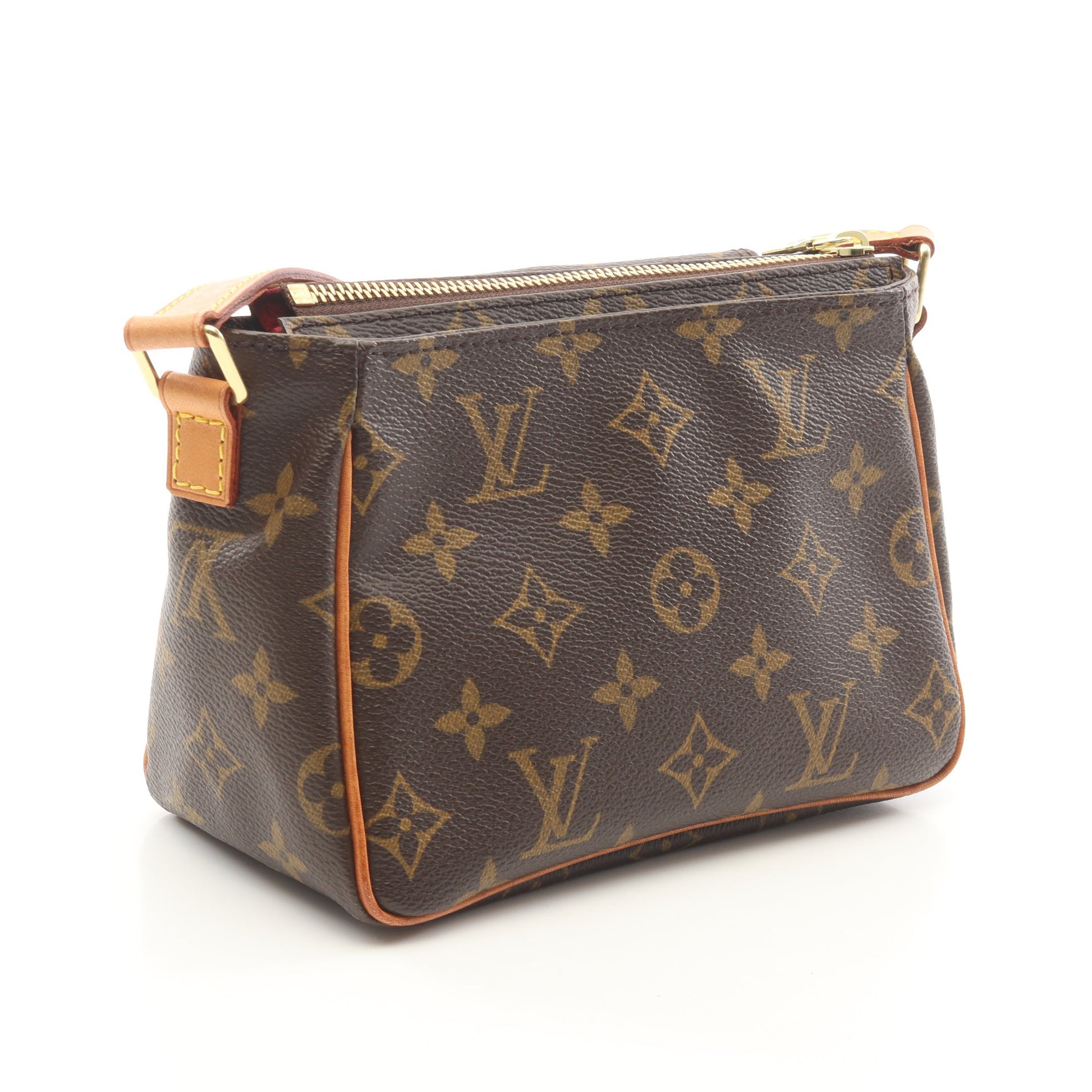 ヴィバシテPM モノグラム ショルダーバッグ PVC レザー ブラウン ルイヴィトン バッグ LOUIS VUITTON