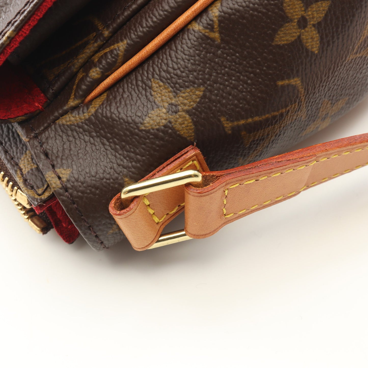 ヴィバシテPM モノグラム ショルダーバッグ PVC レザー ブラウン ルイヴィトン バッグ LOUIS VUITTON