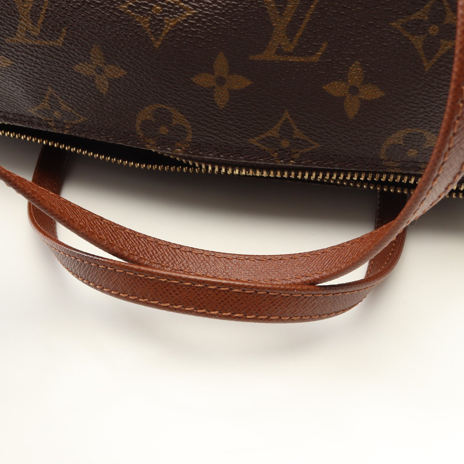 パピヨン26 モノグラム 旧型 ハンドバッグ PVC レザー ブラウン ルイヴィトン バッグ LOUIS VUITTON