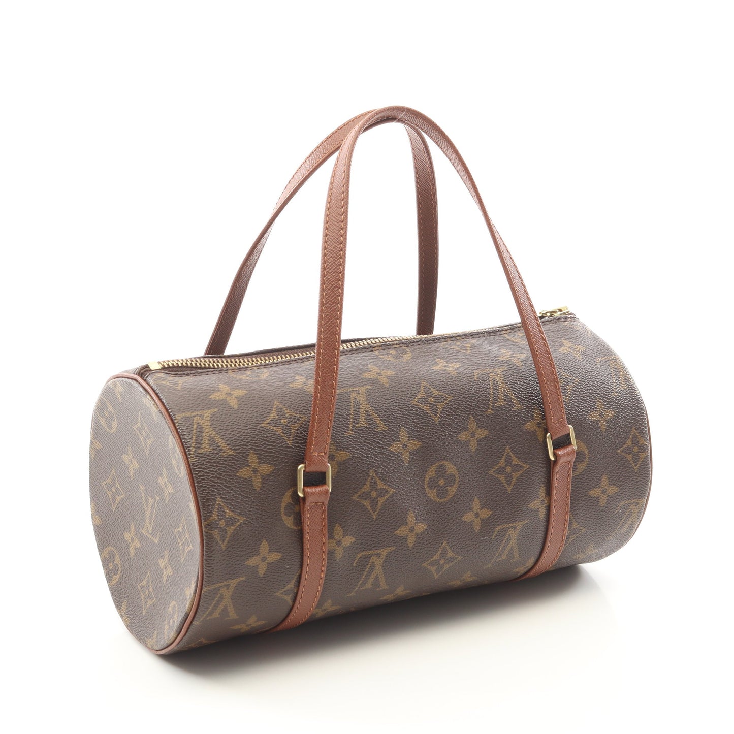 パピヨン26 モノグラム 旧型 ハンドバッグ PVC レザー ブラウン ルイヴィトン バッグ LOUIS VUITTON